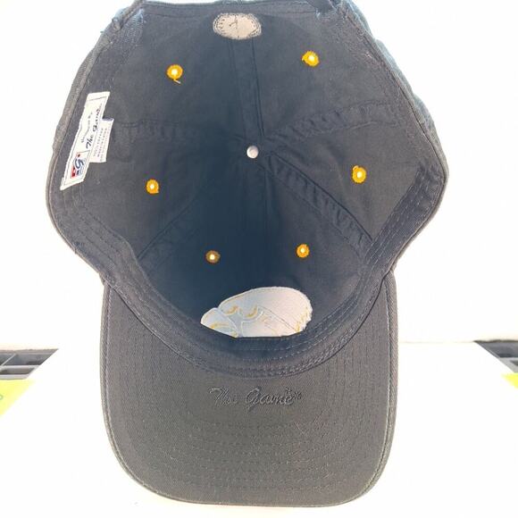 Iowa Hawkeyes NCAA Black Adjustable Strapback Dad Hat Cap The Game - Picture 7 of 9